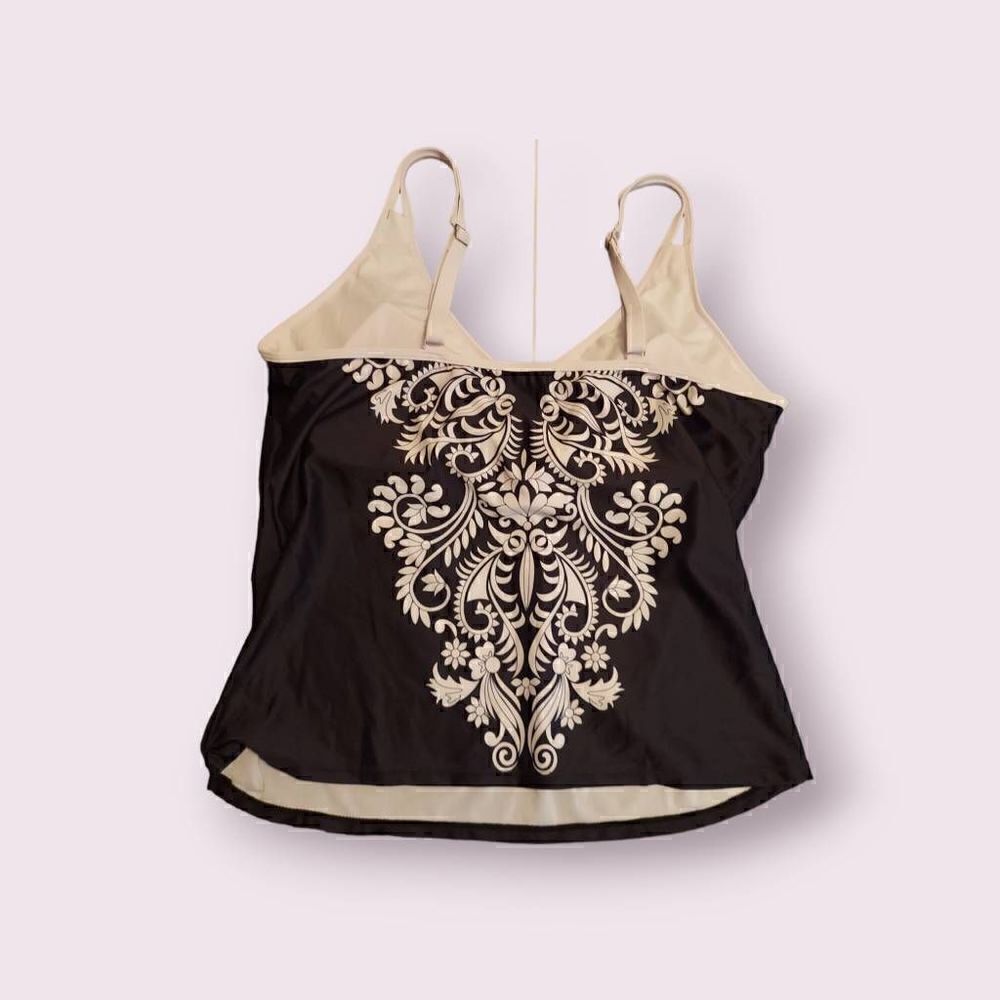 Tankini two piece Symmetrical Floral - Picture 2 of 5